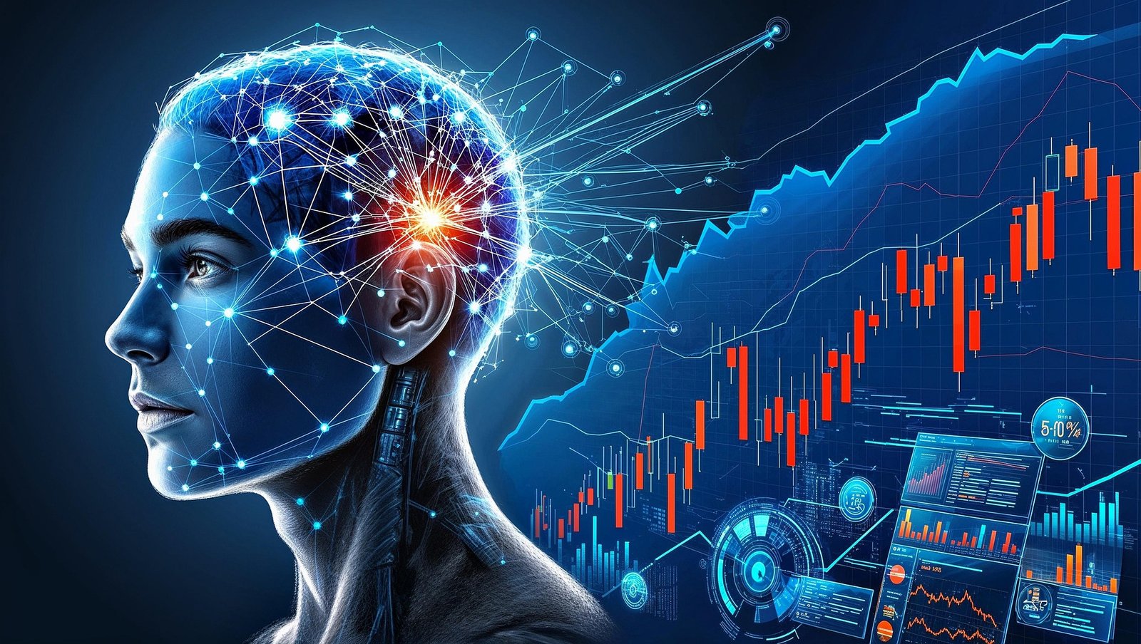AI-powered financial analytics — enterprise data visualization and decision intelligence